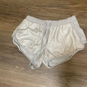 Aerie silver shorts, size medium
